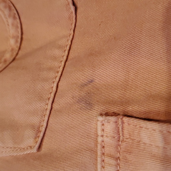 One Teaspoon Peach Cropped Loose Fit Denim. Size 26 - Picture 6 of 7